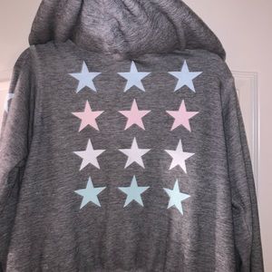 WILDFOX STAR ZIPPERED SWEATSHIRT💫